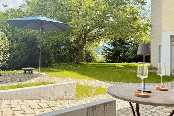Ferienanlage Villa Hoyerberg Ferienwohnung Villa Hoyerberg Allgäu Lindau und Umgebung - Terrasse