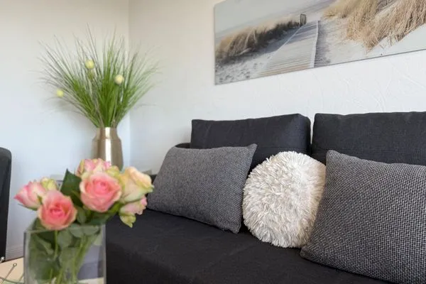 Wohnzimmer Ferienwohnung im Haus Nordland App 83