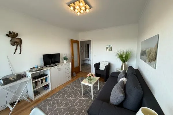 Wohnzimmer Ferienwohnung im Haus Nordland App 83