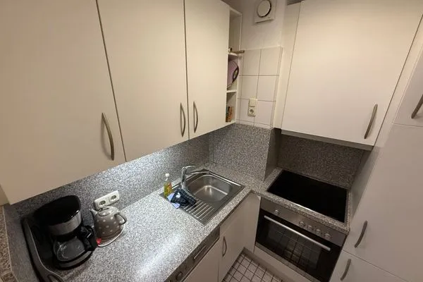 Küche / Küchenzeile Ferienwohnung im Haus Nordland App 83