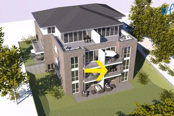 Vogelperspektive Haus Oldenburg Ferienwohnung 4