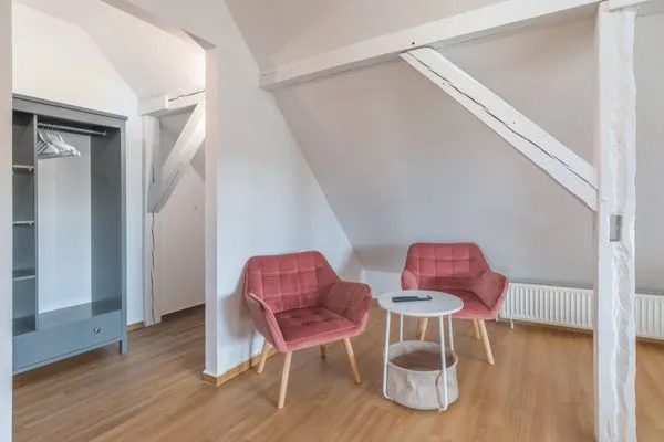 Ferienhaus Wiesenquartier Penkow Sitzecke Obergeschoss  WiesenQuartier