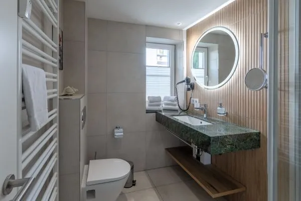 Ferienwohnung Hafendomicil Citymarina Waren (Müritz) -  Badezimmer  Hafendomicil Citymarina