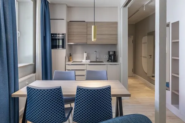Ferienwohnung Hafendomicil Kleines Meer Waren (Müritz) - Esstisch  Hafendomicil Kleines Meer