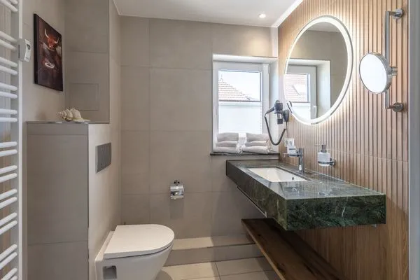 Ferienwohnung Hafendomicil MareMüritz Waren -  Badezimmer  Hafendomicil MareMüritz