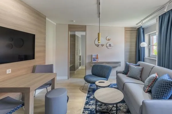 Ferienwohnung Hafendomicil MareMüritz Waren - Wohnzimmer  Hafendomicil MareMüritz