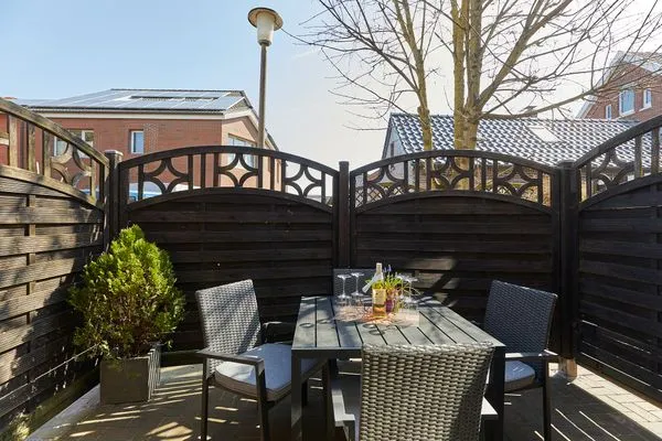 Terrasse  Ferienhaus Kleine Meerjungfrau