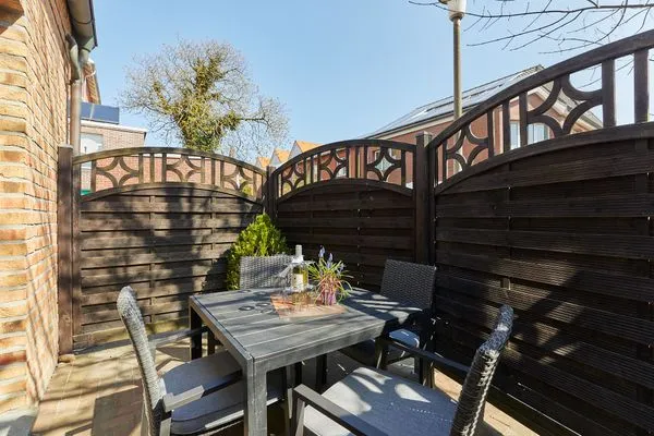 Terrasse  Ferienhaus Kleine Meerjungfrau