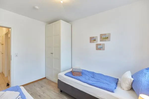 Schlafzimmer  Ferienwohnung Westwind