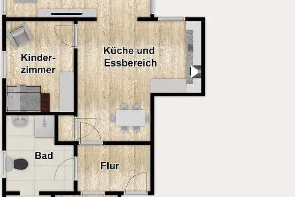 Grundriss Haus Christa Ferienwohnung 2