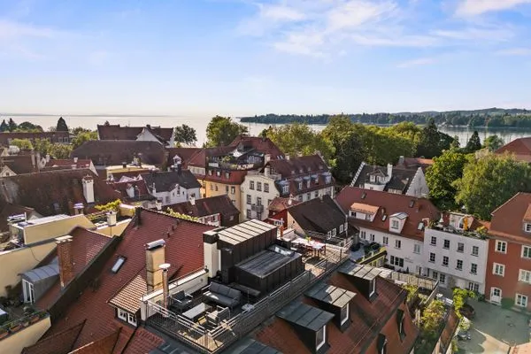  Ferienwohnung Insel-Loft Lindau Insel - Dachterrasse