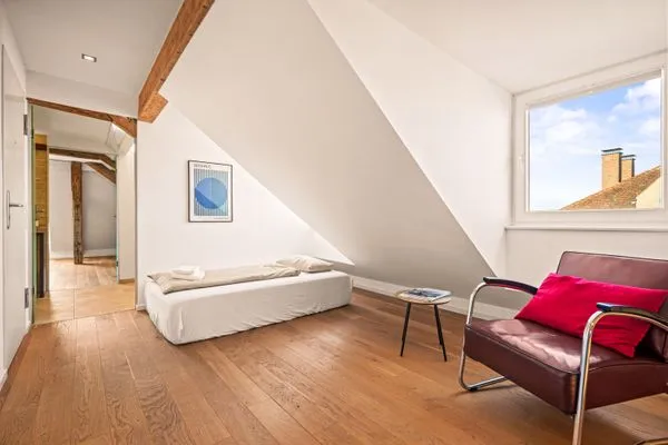  Ferienwohnung Insel-Loft Lindau Insel - Schlafzimmer 2 - Doppelbett