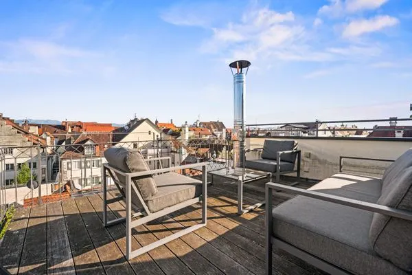  Ferienwohnung Insel-Loft Lindau Insel - Dachterrasse