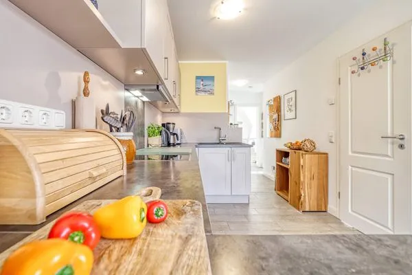 Blick auf die Küchenzeile Kavelweg 9 Kavelweg 9 Whg 3 - Kavelkoje