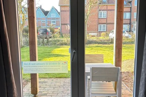 Terrasse  Ferienwohnung Deichbude Pellworm
