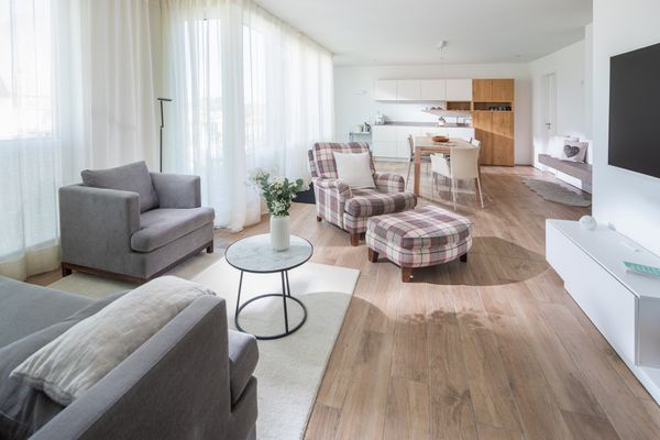  Penthouse NorderNice Norderney-Stadt - Wohnzimmer