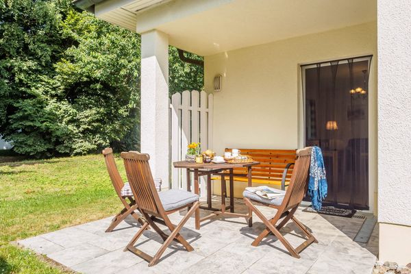  Sonneneck Birkenstraße 11c Zingst - Terrasse