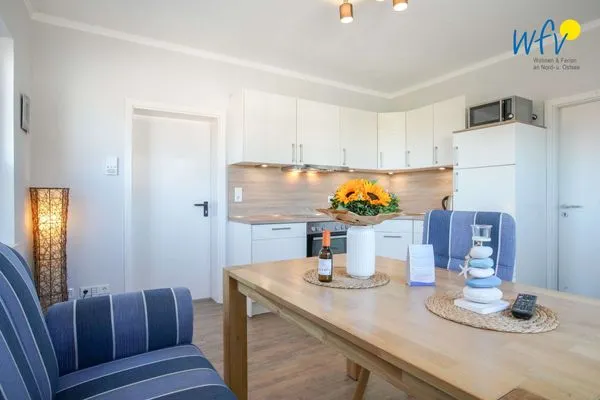 Küche / Küchenzeile Apartmenthaus Roberta Ferienwohnung Seehund