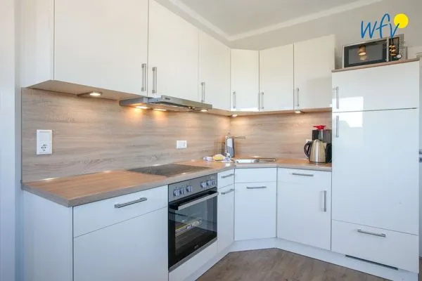 Küche / Küchenzeile Apartmenthaus Roberta Ferienwohnung Seehund
