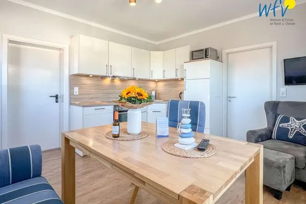 Küche / Küchenzeile Apartmenthaus Roberta Ferienwohnung Seehund