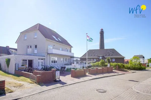 Hauptansicht Apartmenthaus Roberta Ferienwohnung Seehund