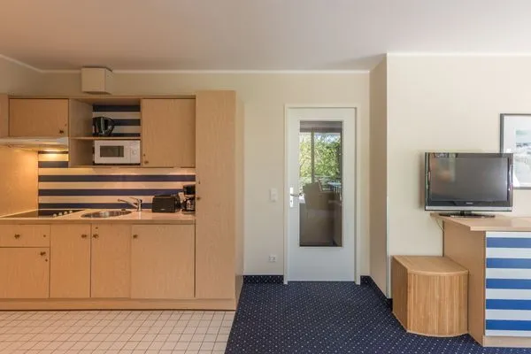 Ferienwohnung Grasnelke in Zingst offene Küchenzeile  Grasnelke