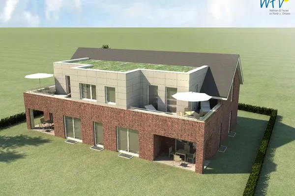 Hauptansicht Haus Damenpfad 4 Ferienwohnung Leuchtturm Suite