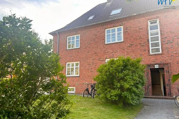 Fassade / Eingang Haus Hindenburgstr. 13 Ferienwohnung Lüttje Land