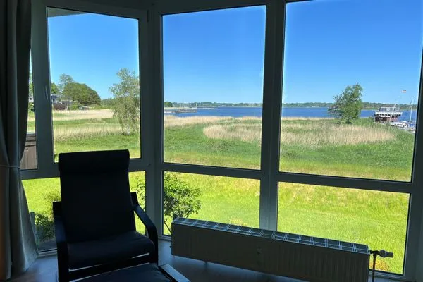 Meerblick  Moderne Ferienwohnung N°9 Stexwig mit Panorama Schleiblick