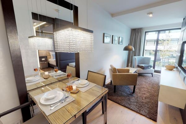 Luxuriöse Ferienwohnung mit Balkon in strandnaher Lage