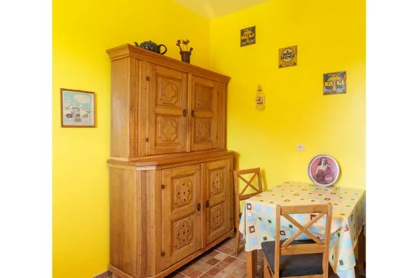 Essecke in der Küche  Wuschels Hütt