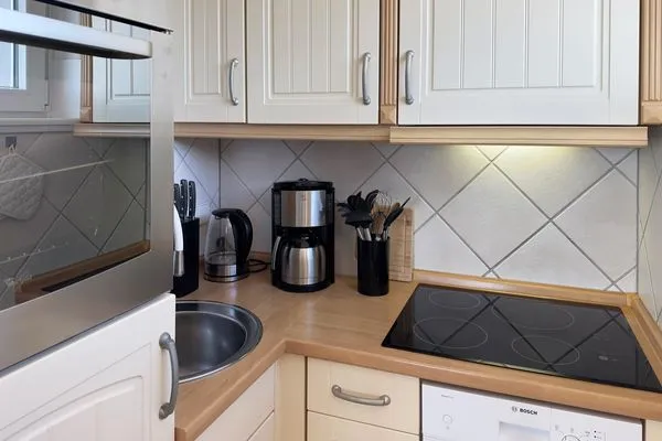 Küche / Küchenzeile Haus Nordenlicht Ferienwohnung Kiek-ut