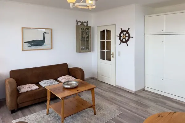 Wohnzimmer Haus Nordenlicht Ferienwohnung Kiek-ut