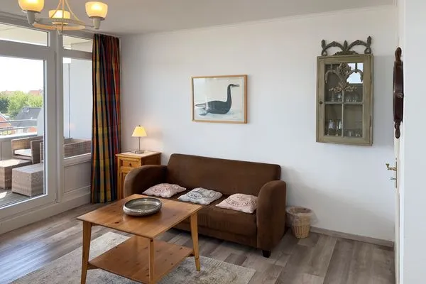 Wohnzimmer Haus Nordenlicht Ferienwohnung Kiek-ut