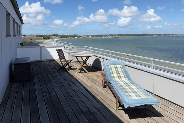 Balkon Haus Nordenlicht Ferienwohnung Kiek-ut