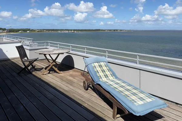 Balkon Haus Nordenlicht Ferienwohnung Kiek-ut