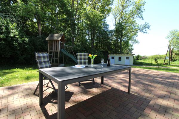  Ferienhaus Küstenidyll Horst Bastorf - Terrasse