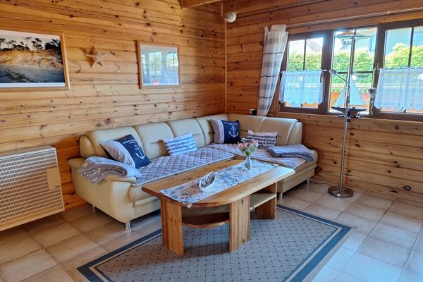 Blockhaus Fjord  - Wohnzimmer