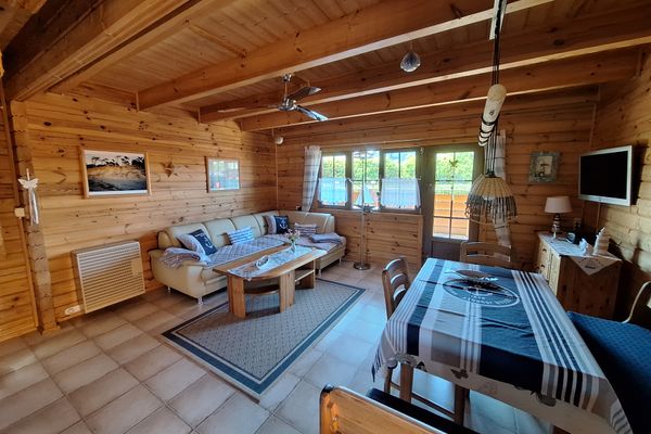  Blockhaus Fjord  - Wohnzimmer