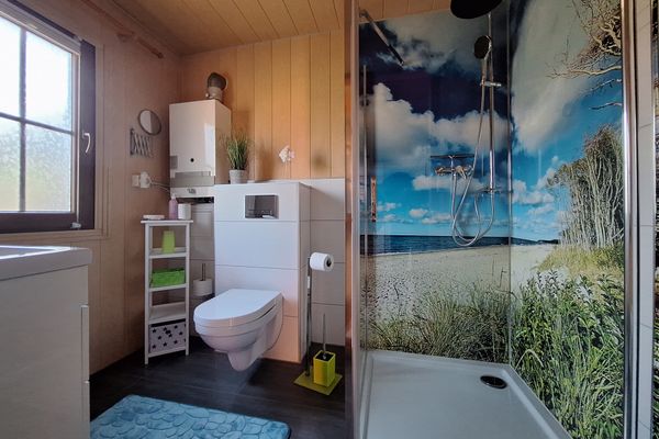  Blockhaus Fjord  - Badezimmer