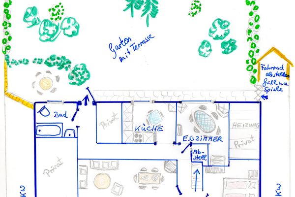  Haus Sonnenblume Halbinsel Eiderstedter - Grundriss