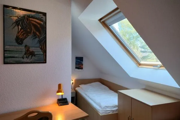 Schlafzimmer mit Einzelbetten Am Deich Am Deich Haus 26