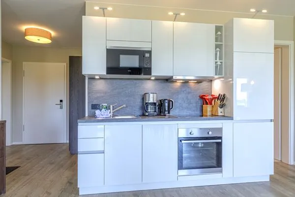 Ferienwohnung Strandidylle Ostseebad Wustrow mit praktischer Küchenzeile  Strandidylle