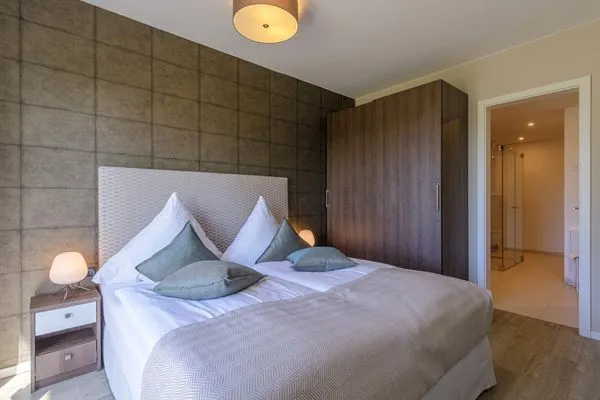 Ferienwohnung Strandidylle Ostseebad Wustrow Schlafzimmer mit Blick ins Freie  Strandidylle