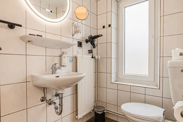 Badezimmer  Hotel Seepferdchen | Zimmer 1 | Eckernförde