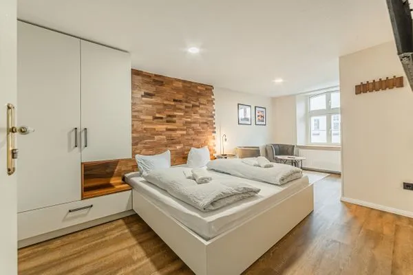 Schlafzimmer  Hotel Seepferdchen | Zimmer 2 | Eckernförde