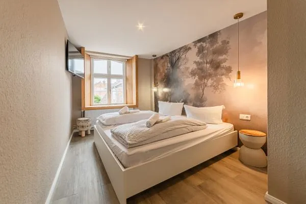 Schlafzimmer  Hotel Seepferdchen | Zimmer 5 | Eckernförde