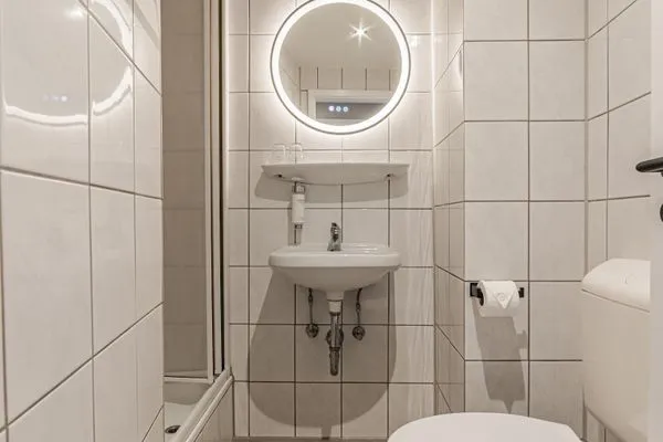 Badezimmer  Hotel Seepferdchen | Zimmer 5 | Eckernförde