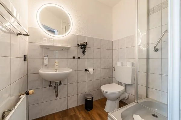 Badezimmer  Hotel Seepferdchen | Zimmer 7 | Eckernförde