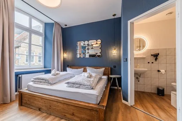 Schlafzimmer  Hotel Seepferdchen | Zimmer 7 | Eckernförde